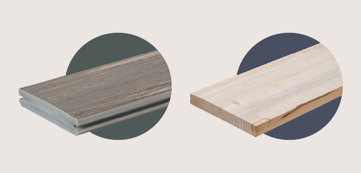 Comparatif entre lames composites et les lames de bois.