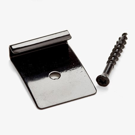 VALDECK LOT DE 100 CLIPS DE FIXATION DE DEPART EN INOX NOIR